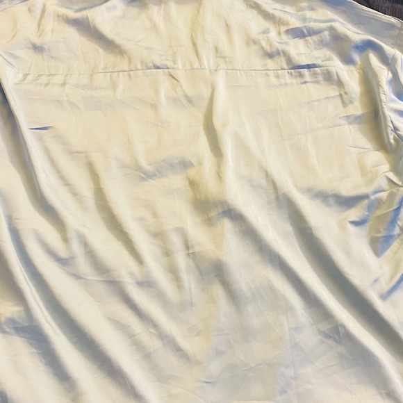 Drop Down Shoulder Satin Blouse - Picture 4 of 12